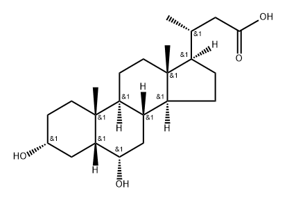 Norhyodeoxycholic Acid Struktur