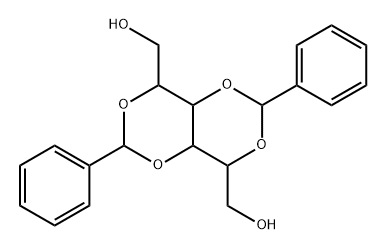 L-Iditol, 2,4:3,5-bis-O-(phenylmethylene)-, [2(R),3(R)]- (9CI) Struktur