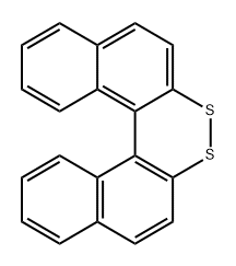 Dinaphtho2,1-c:1,2-e1,2dithiin, (R)- Struktur