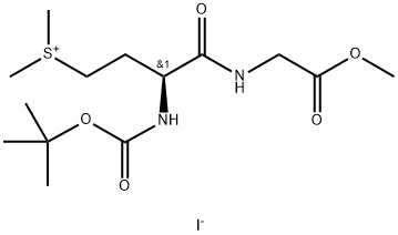 Sulfonium, [(3S)-3-[[(1,1-dimethylethoxy)carbonyl]amino]-4-[(2-methoxy-2-oxoethyl)amino]-4-oxobutyl]dimethyl-, iodide (9CI)