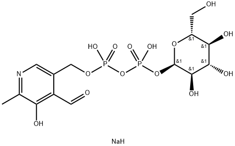 pyridoxal(5')diphospho(1)-glucose Struktur