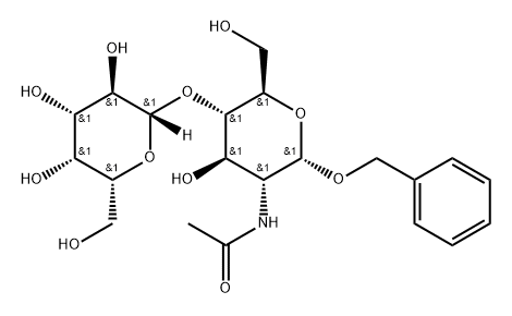 BENZYL 2-ACETAMIDO-2-DEOXY-4-O-(BETA-D-GALACTOPYRANOSYL)-ALPHA-D-GLUCOPYRANOSIDE Struktur