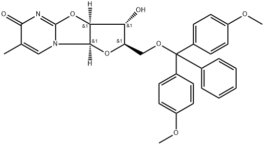 5'-O-(4,4'-Dimethoxytrityl)-5-methyl-2,2'-anhydro-D-uridine