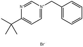 Pyrimidinium, 4-(1,1-dimethylethyl)-1-(phenylmethyl)-, bromide (1:1) Struktur