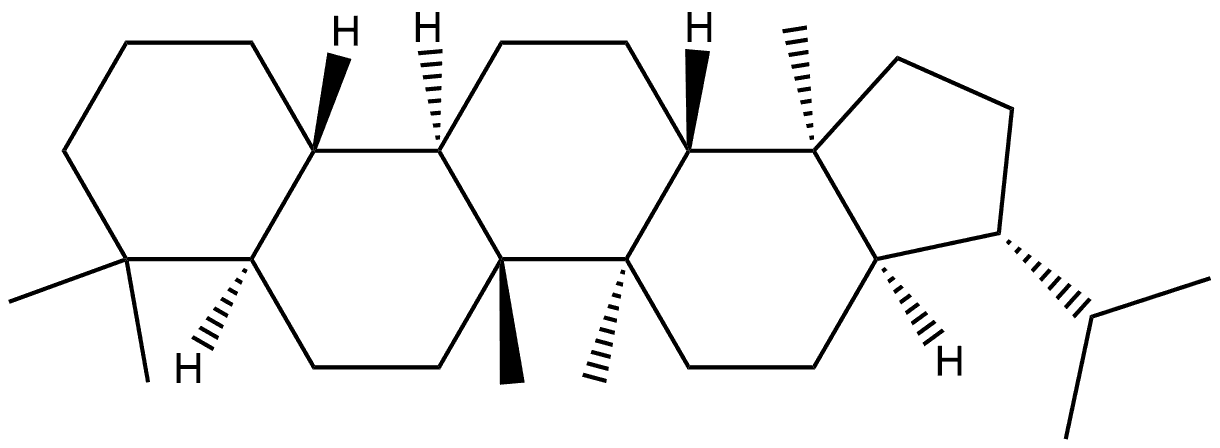 A'-Neo-25-norgammacerane, (17α)- Struktur