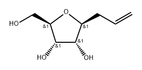 4,7-Anhydro-1,2,3-trideoxy-D-allo-oct-1-enitol Struktur