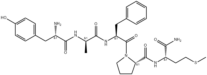 β-Casomorphin (1-5), amide, bovine Struktur