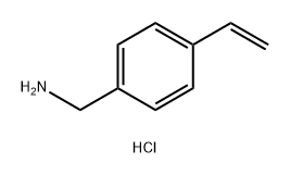 Benzenemethanamine, 4-ethenyl-, hydrochloride Struktur