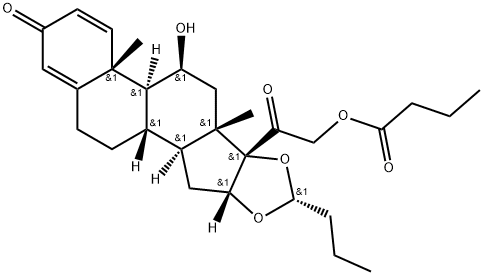 Pregna-1,4-diene-3,20-dione, 16,17-[butylidenebis(oxy)]-11-hydroxy-21-(1-oxobutoxy)-, [11β,16α(R)]- (9CI)|布地奈德雜質(zhì)28