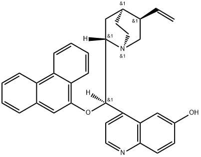 (8α,9R)- 9-(9-phenanthrenyloxy)-Cinchonan-6'-ol Struktur