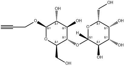 propargyl β-D-galactopyranosyl-(1->4)-β-D-glucopyranoside Struktur