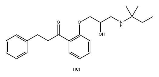 化合物 DIPRAFENONE HCL, 86342-43-0, 結(jié)構(gòu)式