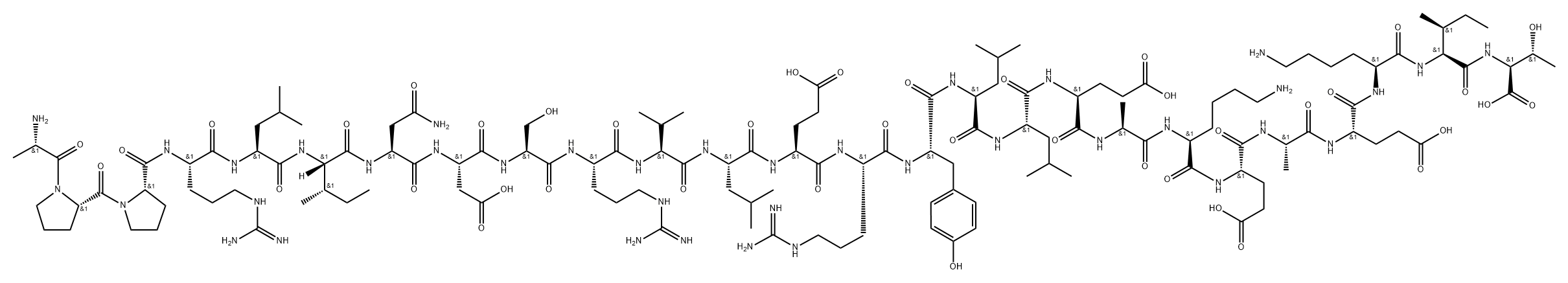 ERYTHROPOIETIN, HUMAN FRAGMENT 1-26 Struktur