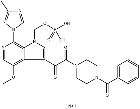 化合物 FOSTEMSAVIR DISODIUM 結(jié)構(gòu)式