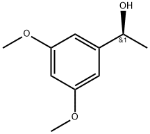 Benzenemethanol, 3,5-dimethoxy-α-methyl-, (αS)- Struktur