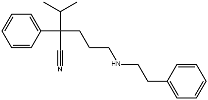 Benzeneacetonitrile, α-(1-methylethyl)-α-[3-[(2-phenylethyl)amino]propyl]- Structure