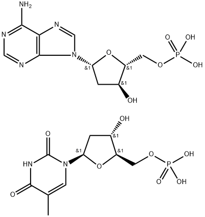 POLYDEOXYADENYLIC-THYMIDYLIC ACID SODIUM SALT Struktur