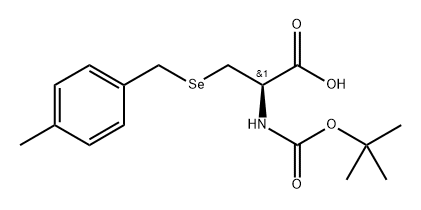 Boc-Sec(pMeBzl)-OH Struktur