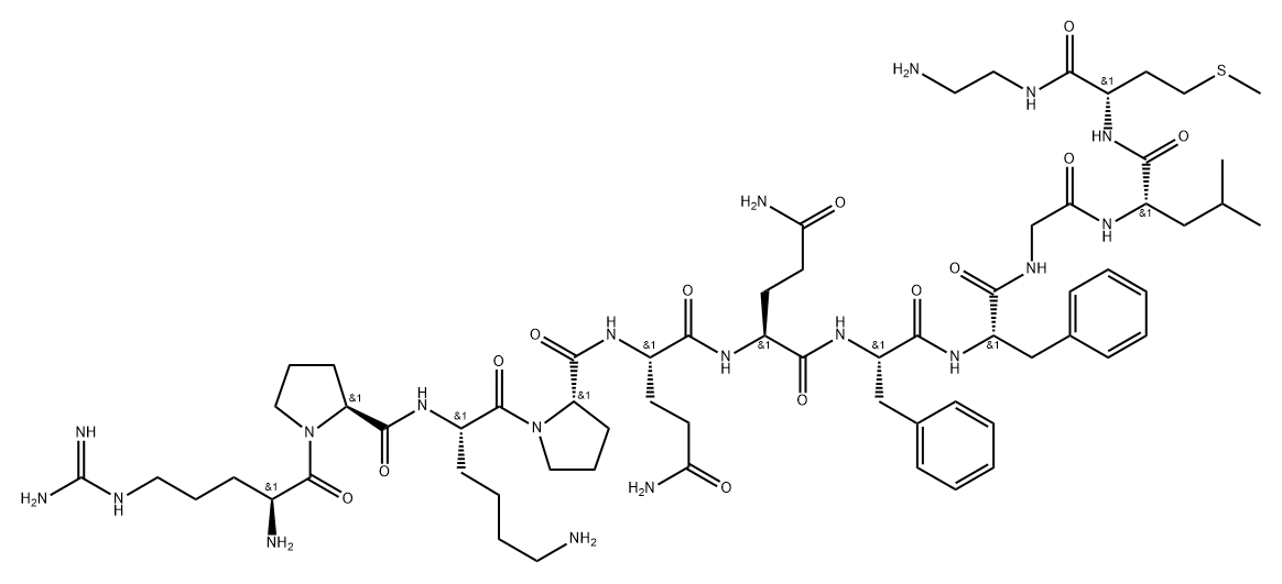 substance P, aminoethyl(2)-Met(11)- Struktur