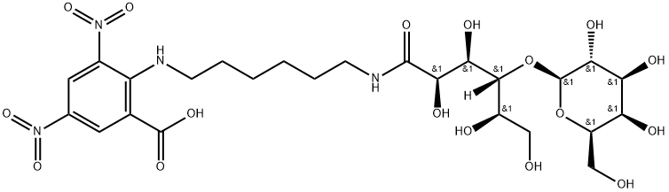 N(1)-2-carboxy-4,6-dinitrophenyl-N(6)-lactobionoyl-1,6-hexanediamine Struktur