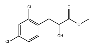 Benzenepropanoic acid, 2,4-dichloro-α-hydroxy-, methyl ester Struktur