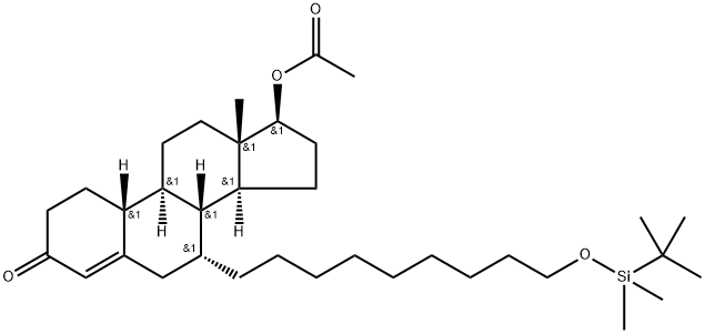 7β-Acetyloxy-7α-[9-(dimethyl(tert-butylsilyloxy)nonyl]estr-4-en-3-one