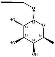 Propargyl α-L-fucopyranoside Struktur