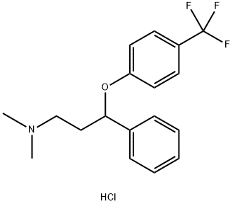 N-甲基氟西汀鹽酸鹽, 885101-12-2, 結構式