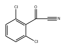 Benzeneacetonitrile, 2,6-dichloro-α-oxo- Struktur