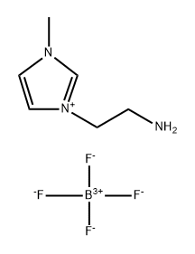 1H-Imidazolium, 3-(2-aminoethyl)-1-methyl-, tetrafluoroborate(1-) (1:1) Struktur