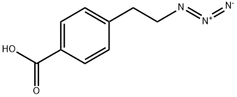 Benzoic acid, 4-(2-azidoethyl)- Struktur