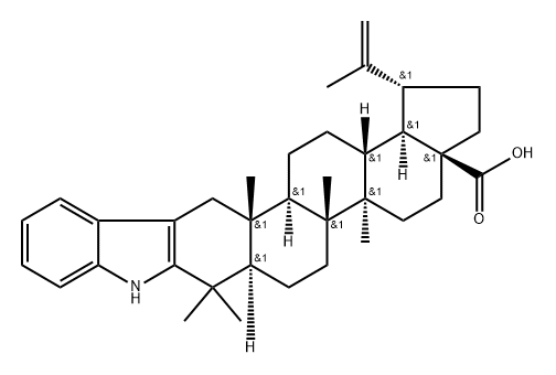 2,3-Indolobetulonic Acid Struktur