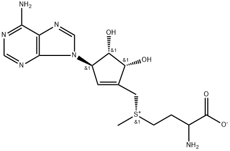 S-neplanocylmethionine Struktur