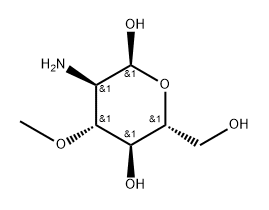 2-Amino-2-deoxy-3-O-methyl-D-glucose Struktur