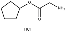 CYCLOPENTYL 2-AMINOACETA HCL Struktur