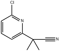 2-(6-Chloropyridin-2-yl)-2-methylpropanenitrile Struktur