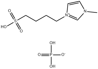 1-butylsulfonic-3-MethyliMidazoliuM dihydrogen phosphatee Struktur