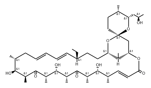 26-Demethyl-12-deoxyoligomycin A Struktur