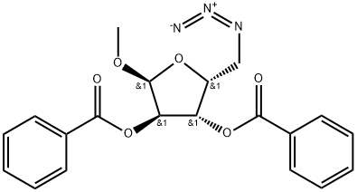 α-D-Xylofuranoside, methyl 5-azido-5-deoxy-, 2,3-dibenzoate