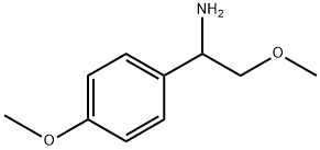 2-methoxy-1-(4-methoxyphenyl)ethan-1-amine Struktur