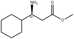 Cyclohexanepropanoic acid, β-amino-, methyl ester, (βS)- Struktur