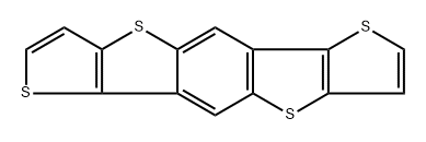 Dithieno[2,3-d:2',3'-d']benzo[1,2-b:4,5-b']dithiophene Struktur