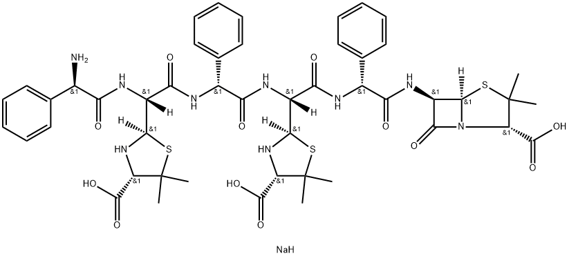 Ampicillin Trimer Trisodium Salt Struktur