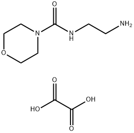 4-Morpholinecarboxamide, N-(2-aminoethyl)-, ethanedioate (Landiolol) Struktur