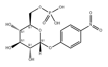 α-D-Glucopyranoside-1-C-d, 4-nitrophenyl, 6-(dihydrogen phosphate) Struktur