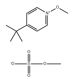 Pyridinium, 4-(1,1-dimethylethyl)-1-methoxy-, methyl sulfate (1:1) Struktur