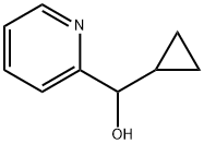 2-Pyridinemethanol, α-cyclopropyl- Struktur