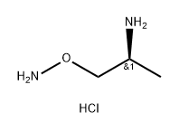 2-Propanamine, 1-(aminooxy)-, hydrochloride (1:2), (2S)- Struktur