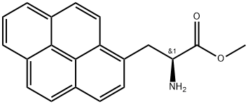 1-Pyrenepropanoic acid, α-amino-, methyl ester, (S)- (9CI) Struktur