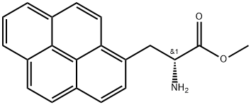 1-Pyrenepropanoic acid, α-amino-, methyl ester, (R)- (9CI) Struktur